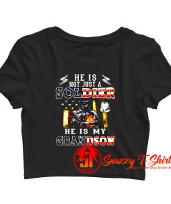 He Is Not Just A Soldier Crop Top Shirt