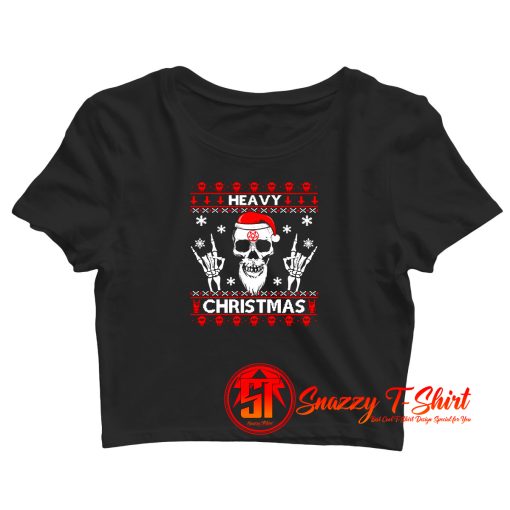 Heavy Christmas Crop Top Shirt