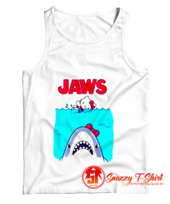 Hello Kitty Jaws Parody Tank Top