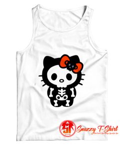 Hello Kitty Skeleton Halloween Tank Top