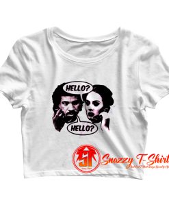Hello Lionel Adele Crop Top Shirt