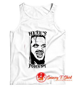 Heres Johnn 80s Movie Tank Top