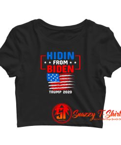 Hiding From Biden Crop Top Shirt