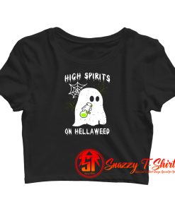 High Spirits On Hellaweed Crop Top Shirt