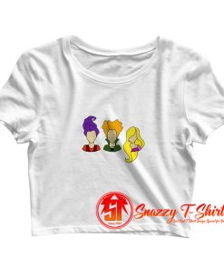 Hocus Pocus Heads Crop Top Shirt