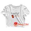 Holiday Coffee Disney Starbucks Crop Top Shirt