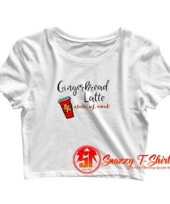 Holiday Coffee Disney Starbucks Crop Top Shirt