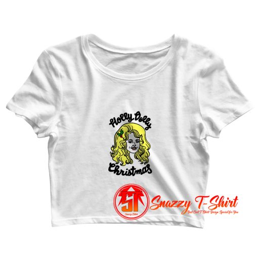 Holly Dolly Christmas Crop Top Shirt