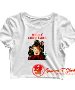 Home Alone Funny Christmas Crop Top Shirt