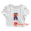 Homelander The Boys Lasers Graphic Crop Top Shirt