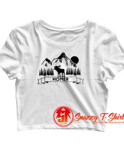 Homer Alaska Crop Top Shirt
