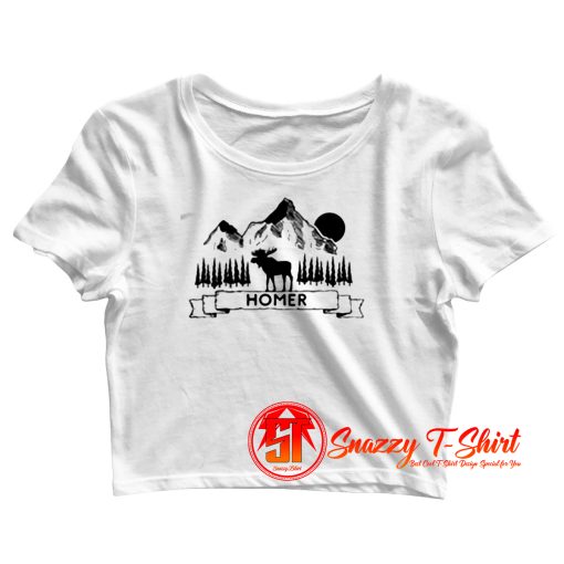 Homer Alaska Crop Top Shirt