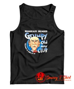 Honorary Member Grumpy Old Man Club Walter The Puppet Tank Top
