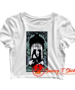 Hot Sexy Nuns Nonnen Kissing Anton Lavey Satanismus Goth Gothic Crop Top Shirt