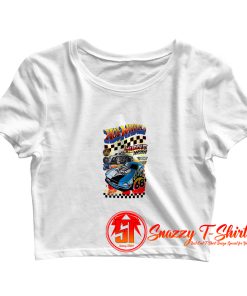 Hot Wheels Muscle Division Graphic Crop Top Shirt