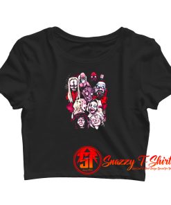 House Of 1000 Corpses Horror Movie Characters Crop Top Shirt