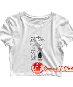 How to Draw Darth Vader Crop Top Shirt