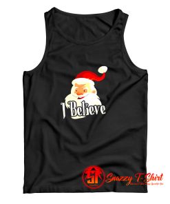 I Believe Santa Christmas Tank Top