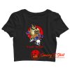 I Hate People Awesome Black Owl Crop Top Shirt