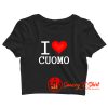 I Heart Cuomo Crop Top Shirt