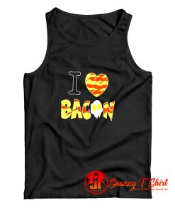 I Heart Love Bacon Tank Top