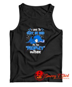 I Like To Stay In Bed Eeyore Tank Top