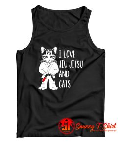 I Love Jiu Jitsu And Cats Tank Top