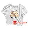 I Run On Jesus And Pumpkin Spice Crop Top Shirt