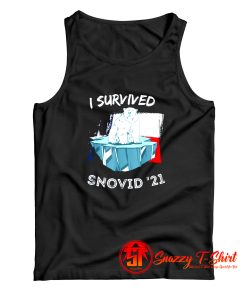I SURVIVED SNOVID 21 Bear Tank Top