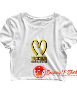 I Speak Moschino Crop Top Shirt