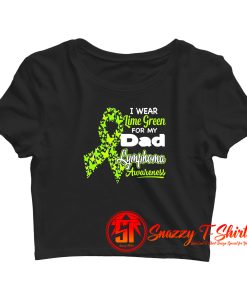 I Wear Lime Green Crop Top Shirt