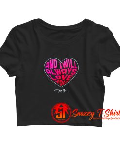 I Will Always Love You Dolly Parton Crop Top Shirt