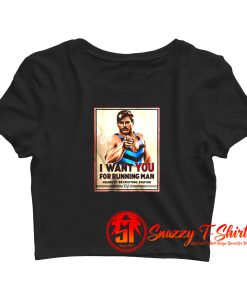 I want you for Running Man Nearest Recruiting Station Crop Top Shirt