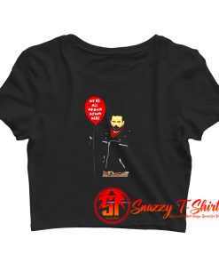 IT Pennywise And Walking Dead Parody Negan Down Here Stephen Crop Top Shirt