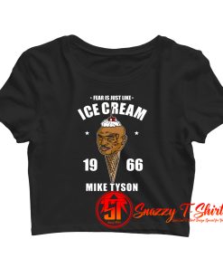 Ice Cream Mike Tyson 1966 Caricature Crop Top Shirt