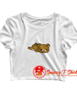 Id Rather Be Napping Crop Top Shirt