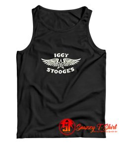 Iggy Pop The Stooges Wings Logo Tank Top