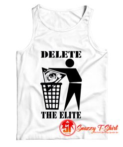 Illuminati Illuminaten Delete The Elite Anti Stop All Seeing Eye Tank Top
