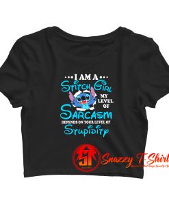 Im A Stitch Crop Top Shirt
