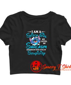 Im A Stitch Girl Crop Top Shirt