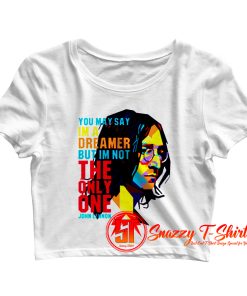 Imagine Tribute Lennon Crop Top Shirt