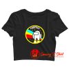 Impostor Among Us And Nasa Parody Crop Top Shirt