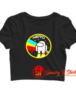 Impostor Among Us And Nasa Parody Crop Top Shirt