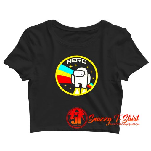 Impostor Among Us And Nasa Parody Crop Top Shirt