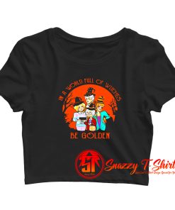 In A World Full Of Witches Halloween Crop Top Shirt