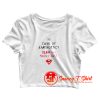 In Case Of Emergency Tear My Shirt Off Crop Top Shirt