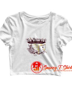 Internet This My Opinion Crop Top Shirt