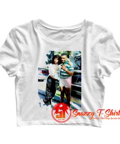 Iron Mike Tyson Superfreak Rick James Hanging Out Crop Top Shirt