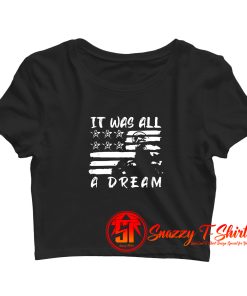 It Was All A Dream Swag Point USA Crop Top Shirt