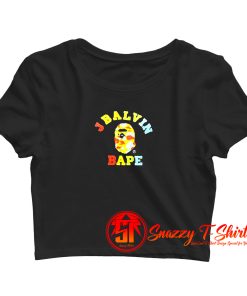 J Balvin x Bape Crop Top Shirt
